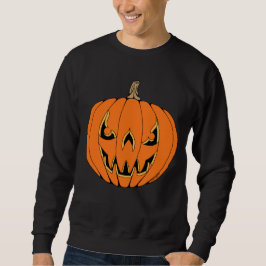 Griezelig Jack-o'-Lantern Halloween-ontwerp Trui