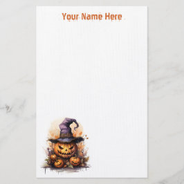 Griezelig Jack-O-Lantern Stationery Briefpapier