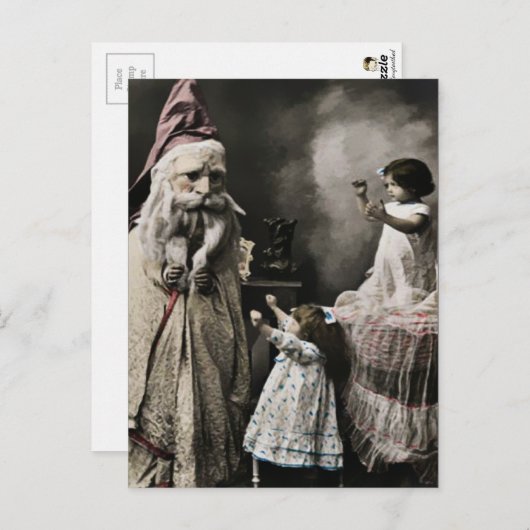  griezelig kerst Briefkaart (Voorkant / Achterkant)