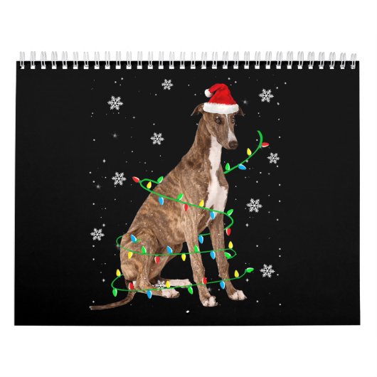 griezelig kerstfeest licht schattig kalender (Hoes)