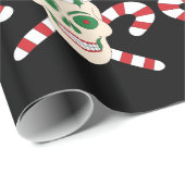 Griezelig kerstinpakpapier cadeaupapier (Rol Hoek)