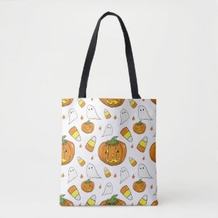Griezelig Knuffel Halloween Kinderen Reistas Tote Bag