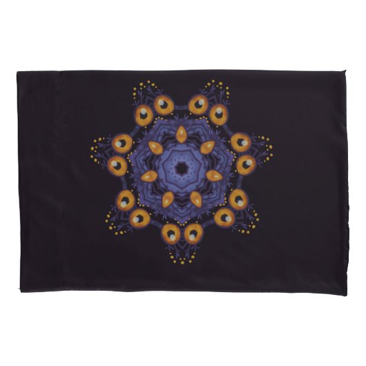 Griezelig Knuffig Mandala Monster Kunst Halloween Kussensloop (Voorkant)
