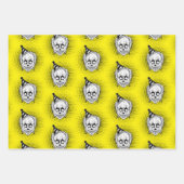 griezelig kwaad clown horror inpakpapier (Voorkant)