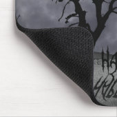 Griezelig landschap Halloween Muismat (Hoek)