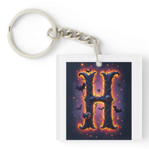 Griezelig Letter H Heren T-shirt