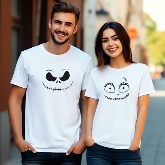 Griezelig leuk skelet gezicht trui