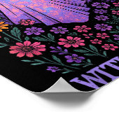 Griezelig leven is eng zonder Jezus christelijke H Poster (Hoek)