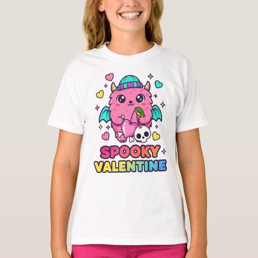 Griezelig Liefhemd T-shirt (Voorkant)