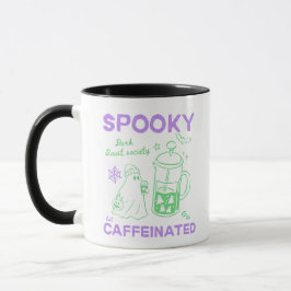Griezelig maar Gecaffëineerde Groene Paarse Hallow Mok