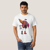 Griezelig Maar Maak Het Mode Grappige Halloween T-shirt (Voorkant volledig)