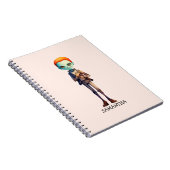 Griezelig maar Schattig Zombie Kind – Lieflijke Ma Notitieboek (Rechterzijde)