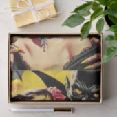  griezelig meisje tissuepapier (Geschenk)