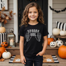 Griezelig Meisje Vintage Skelet Halloween