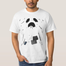 Griezelig Minimalistisch Spook Halloween T-shirt