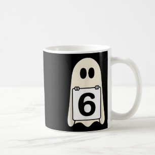 Griezelig nummer 6 bijpassend Halloween kostuum gr Koffiemok