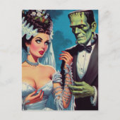 griezelig paar briefkaart (Voorkant)