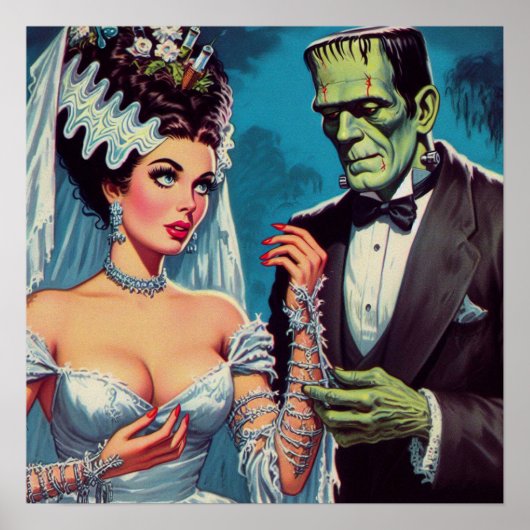 griezelig paar poster (Voorkant)