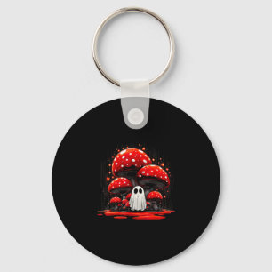 Griezelig paddenstoelen bos spookhuis cottagecore sleutelhanger