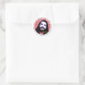 Griezelig Papier Ronde Sticker (Tas)