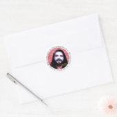 Griezelig Papier Ronde Sticker (Envelop)