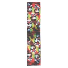 griezelig patroon met halloween horror korte tafelloper