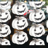 Griezelig Pompoen Patroon | Prettig Halloween Raamsticker