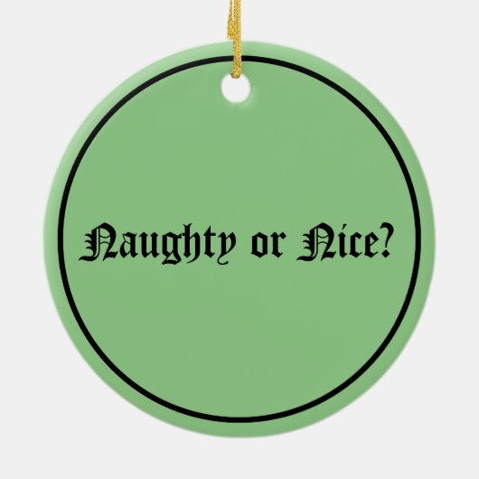 griezelig raar figuur met capuchon keramisch ornament (Achterkant)