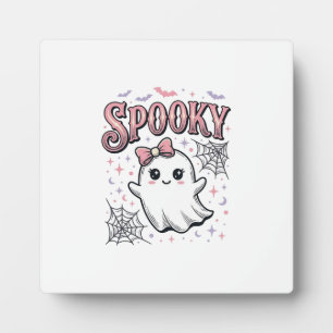 Griezelig Schattig Geest Vintage Halloween Shirt O Fotoplaat