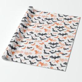 Griezelig Schattig Gelukkig Halloween Cadeaupapier