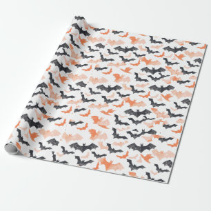 Griezelig Schattig Gelukkig Halloween Cadeaupapier