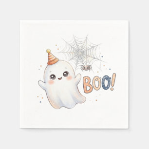 Griezelig schattig spookje. Boe! Servet