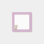 Griezelig schattig wasbeer post-it® notes (Voorkant)