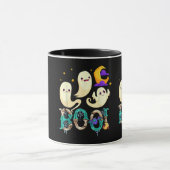 griezelig schattig wraak en verdriet zuster tweeli mok (Midden)