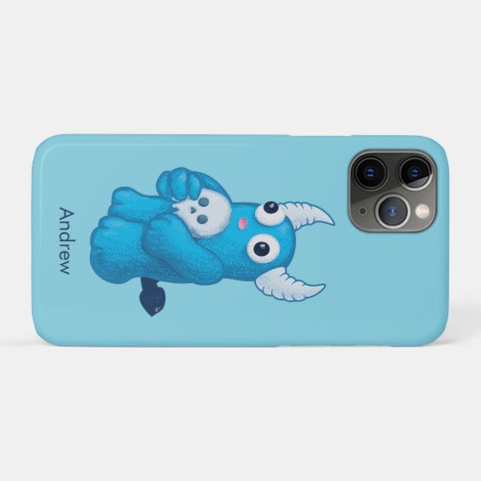 Griezelig Schattige Demon Met Schedel Case-Mate iPhone Case (Achterkant (horizontaal))