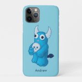 Griezelig Schattige Demon Met Schedel Case-Mate iPhone Case (Achterkant)