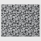 Griezelig Schattige Gotisch Clown Wrapping Papier (Vlak)