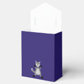 Griezelig Schattige Halloween Wolf Custom Bedankdoosjes (Geopend)