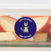 Griezelig Schattige Halloween Wolf Custom Labels (Aangebracht)
