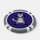 Griezelig Schattige Halloween Wolf Custom Poker Chips (Enkel)