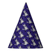 Griezelig Schattige Halloween Wolf Patterned Feesthoedjes (Links)