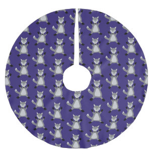 Griezelig Schattige Halloween Wolf Patterned Kerstboom Rok