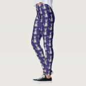 Griezelig Schattige Halloween Wolf Patterned Leggings (Links)