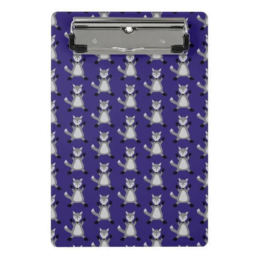 Griezelig Schattige Halloween Wolf Patterned Mini Klembord (Voorkant)