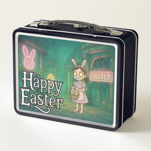 Griezelig Schattige Happy Easter (Achterkant)