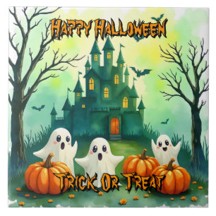 Griezelig Schattige Populaire Halloween Collectie Tegeltje