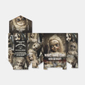 Griezelig Schattige Spooky Bezit Doll Favor Box Bedankdoosjes (Uitgevouwen)