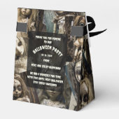 Griezelig Schattige Spooky Voodoo Doll Halloween F Bedankdoosjes (Achterkant)