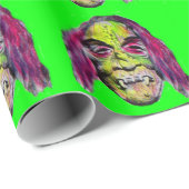 griezelig schrikbeeld van een gruwelijk gruwel cadeaupapier (Rol Hoek)