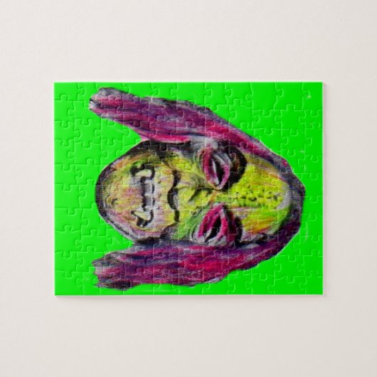 griezelig schrikbeeld van een gruwelijk gruwel legpuzzel (Horizontaal)